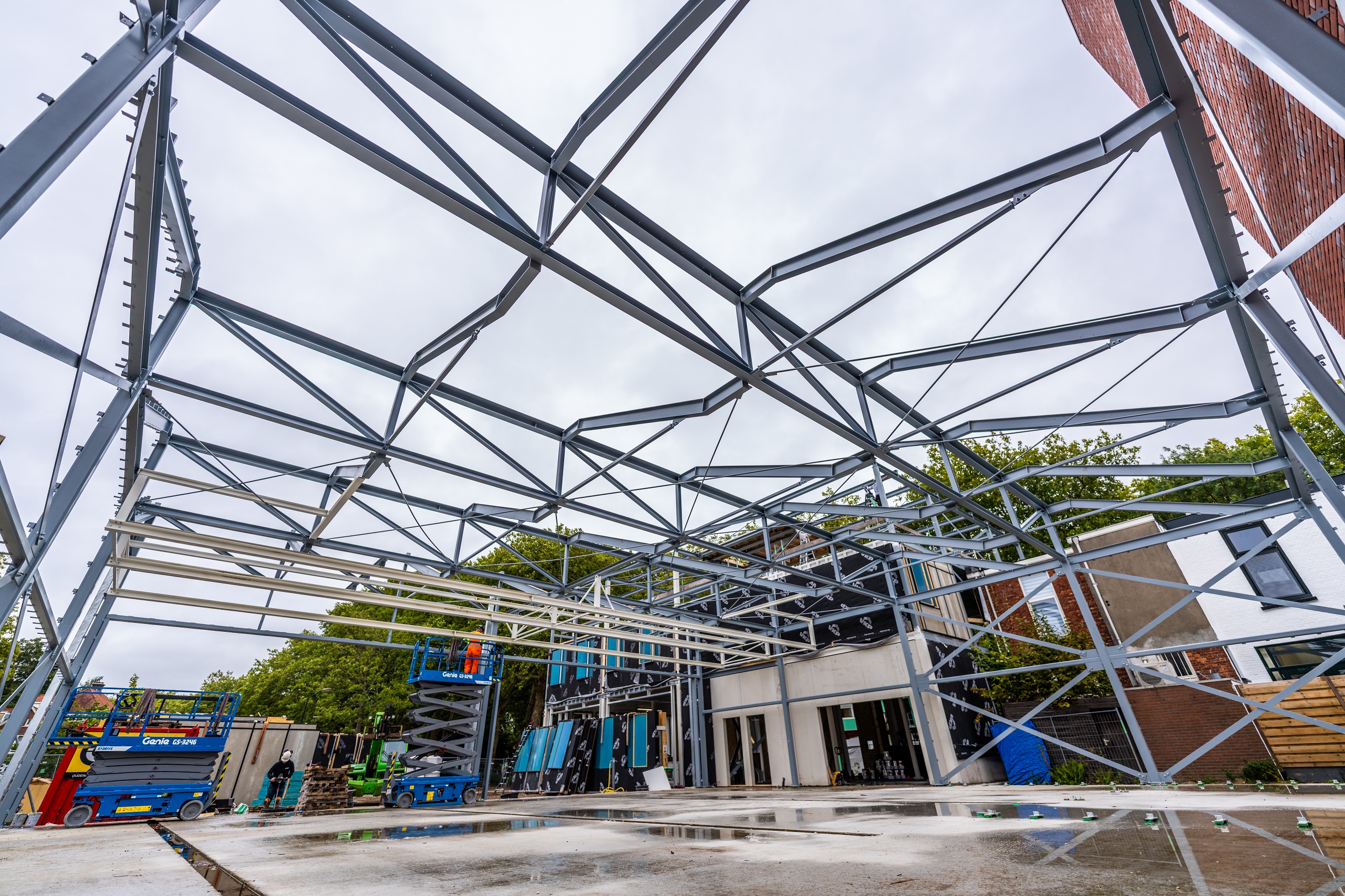 staalconstructie brandweerkazerne Oranjepark Dordrecht